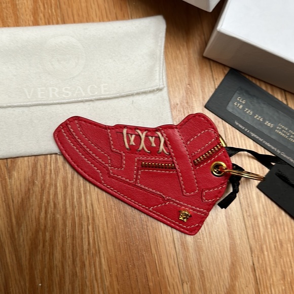 Brand new Versace red sneaker key chain - Picture 3 of 3